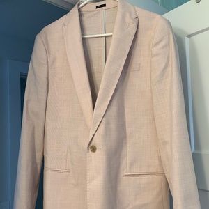 Light pink men’s slim blazer